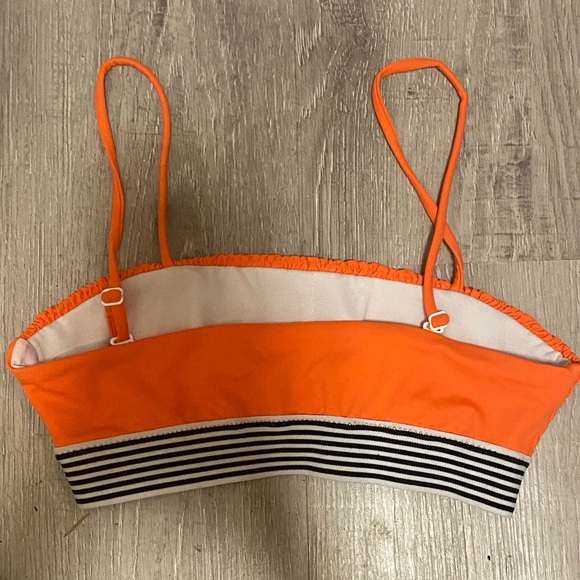 Bathing suit top, neon orange from zaful. - Picture 3 of 3